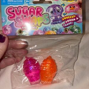 Trendy Brand New Sugar Swaps Icecream Glitter Squishies🔥